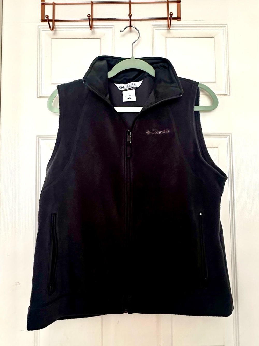 Columbia Black Fleece Full-Zip Vest